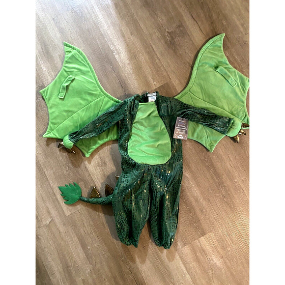 Pottery Barn Costumes Pottery Barn Kids Green Gold Dragon Halloween